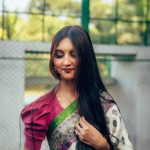 Half Silk Royal Saree