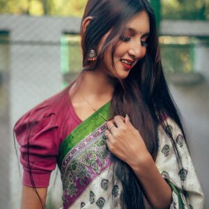 Temple Border Tangail Saree